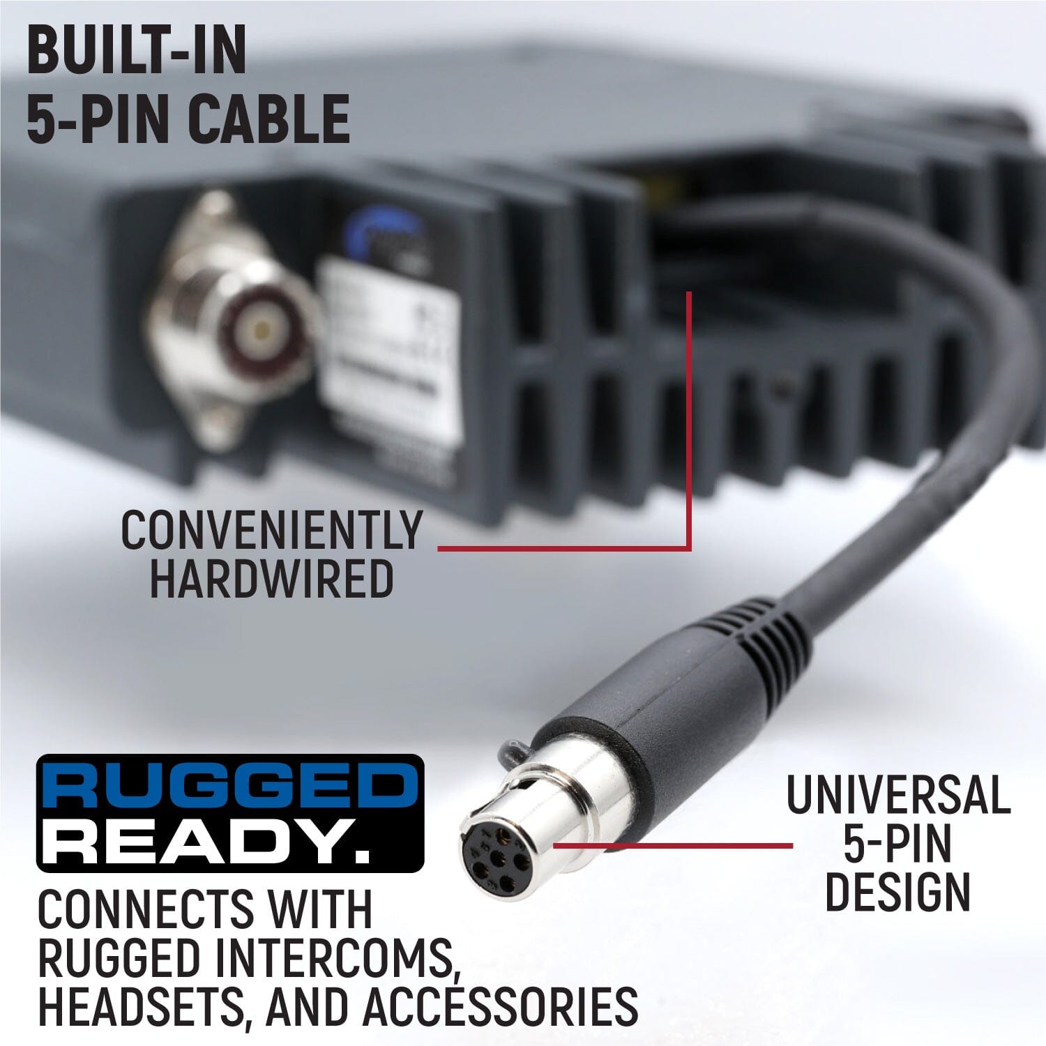 Toyota Tacoma, 4Runner, Sequoia, Lexus Two-Way GMRS Mobile Radio Kit