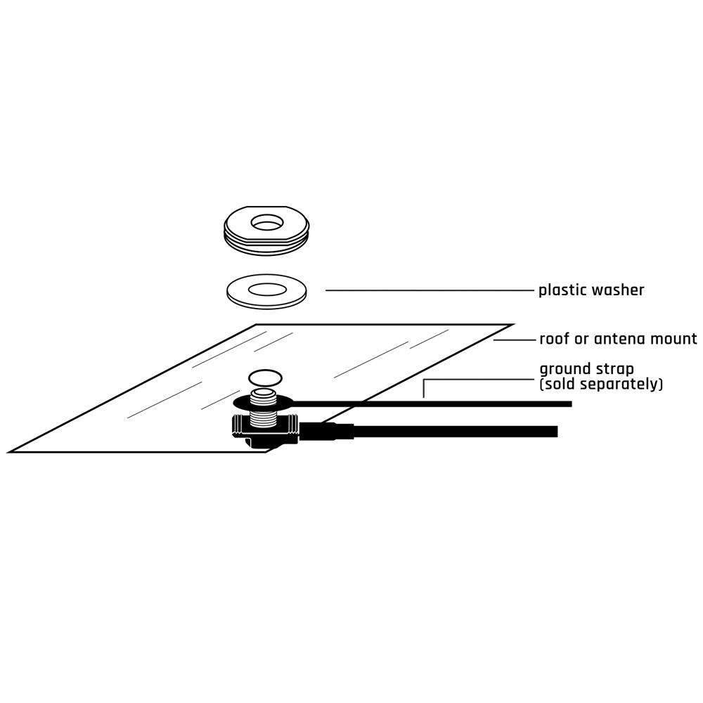 UNI-MAG Universal NMO or Magnetic Antenna Mount - CLEARANCE