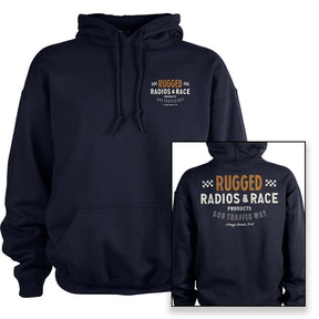 Rugged Radios VINTAGE RACE Pullover Hoodie - Navy Blue