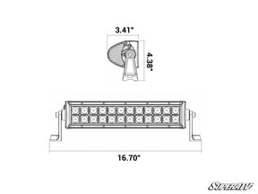 12" LED Combination Spot/Flood Light Bar