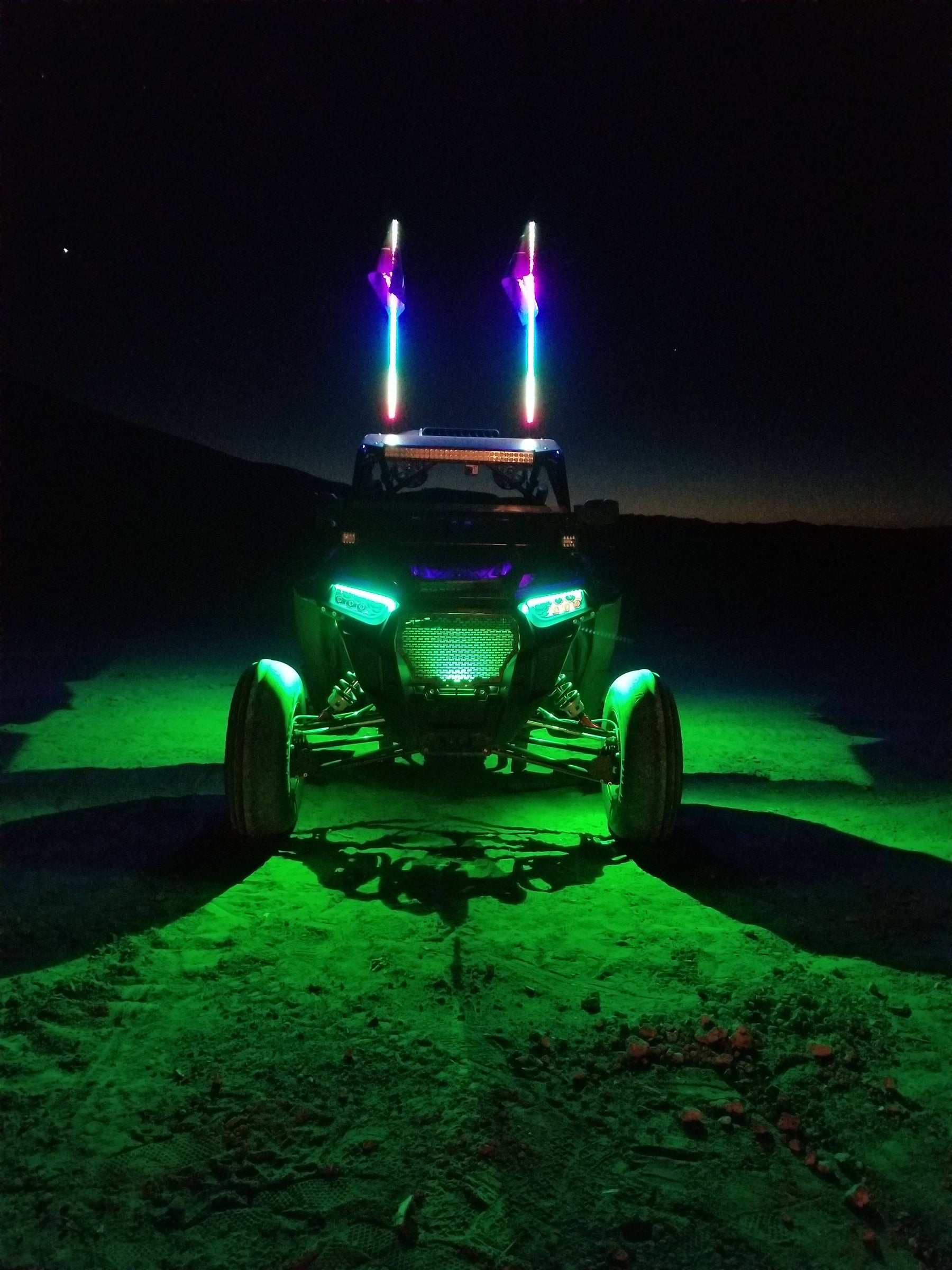 R1 WILDCAT EXTREME LED WHIP & ROCK LIGHT PARTY PACK