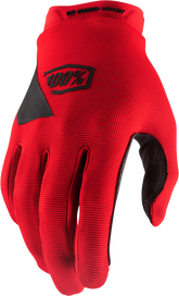 RIDECAMP YOUTH GLOVES RED XL