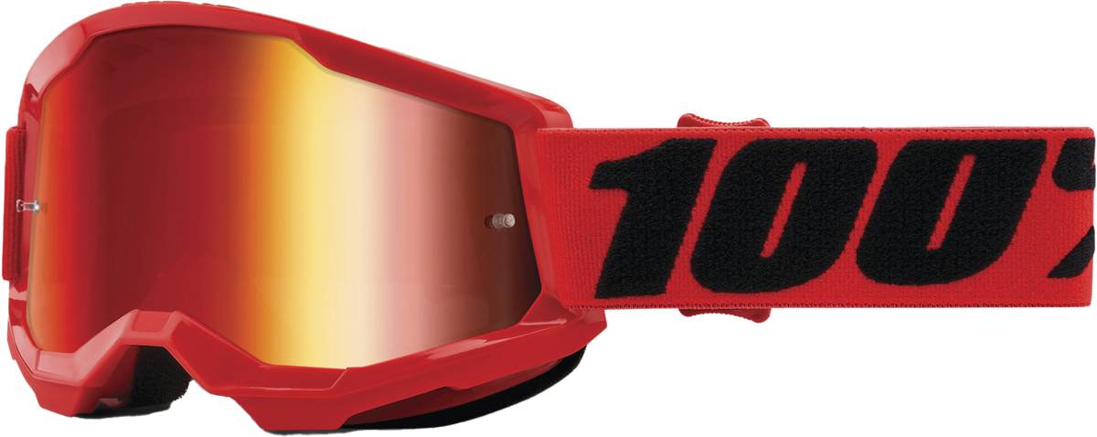 STRATA 2 JUNIOR GOGGLE RED MIRROR RED LENS