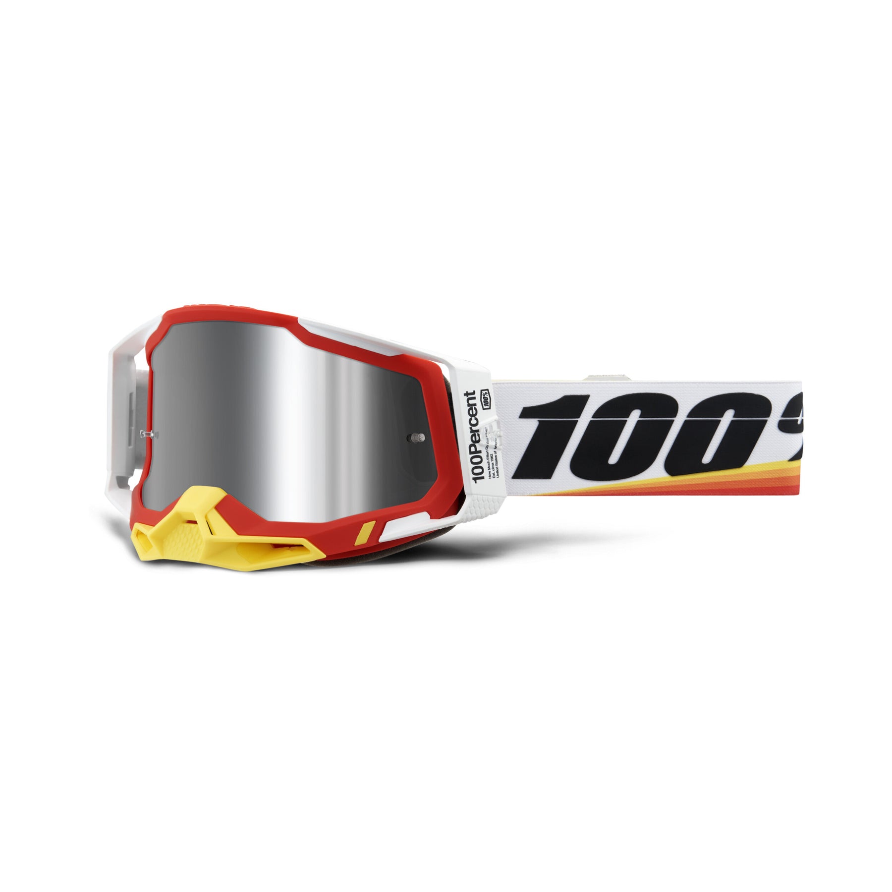 RACECRAFT 2 GOGGLE ARSHAM RD MIRROR SLVR FLASH LN