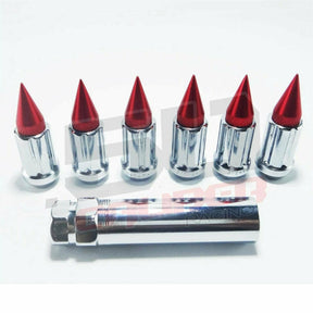 50 Caliber Racing 10 x 1.25 mm Spiked Lug Nuts (16 Pack)