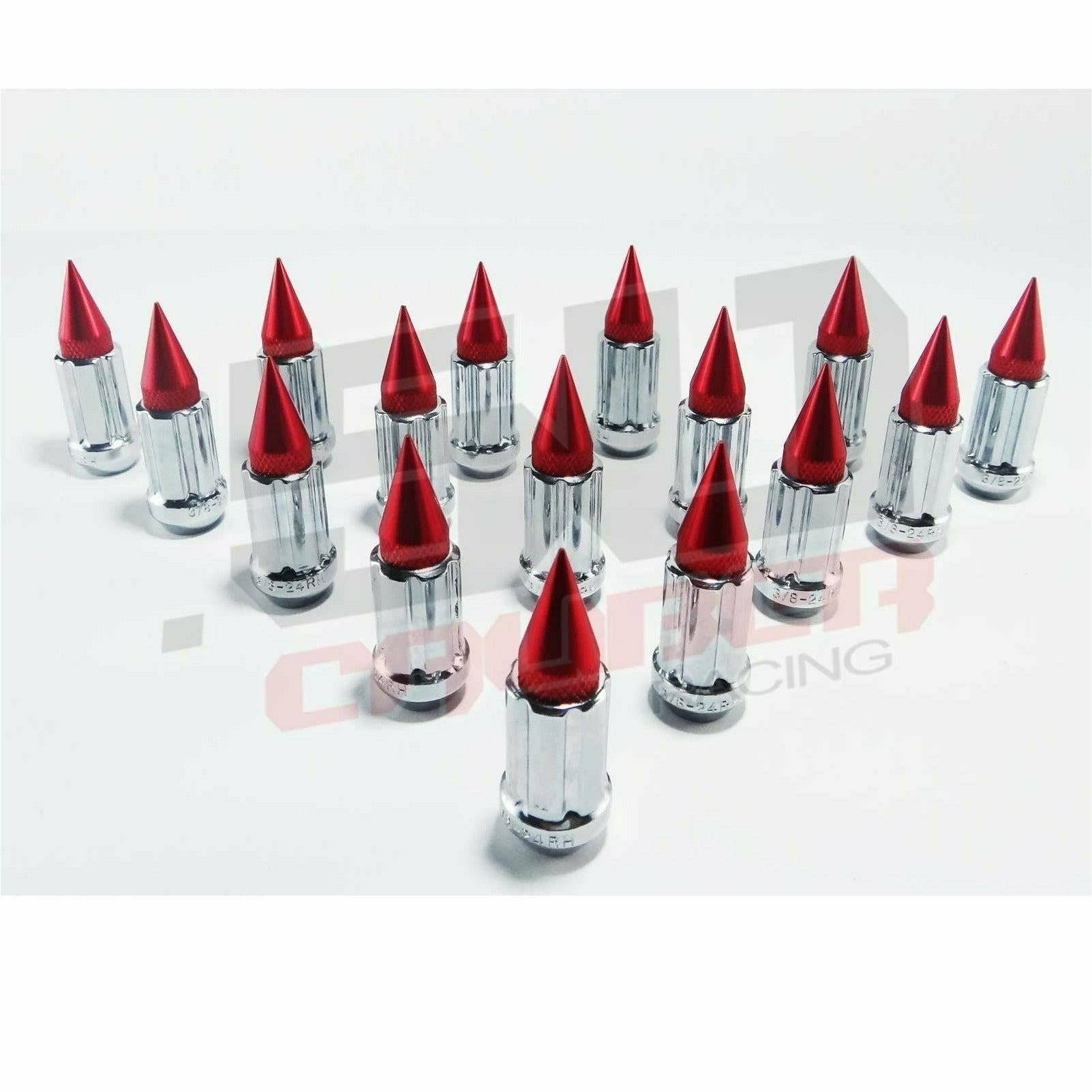 10 x 1.25 mm Spiked Lug Nuts (16 Pack)