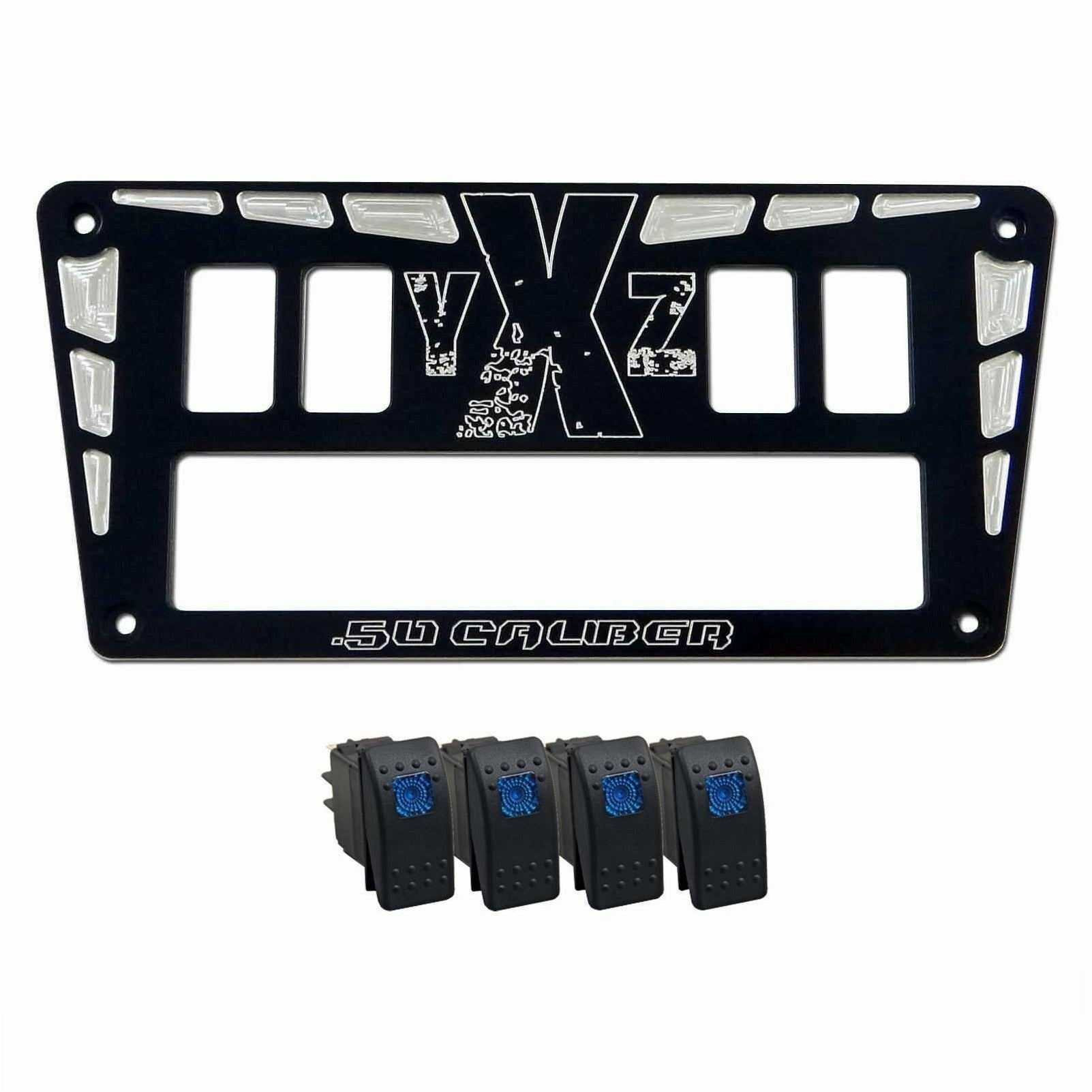 50 Caliber Racing YXZ 1000R 4 Switch Dash Panel