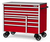 ATA540111-R  54" 11-Drawer Elite Series Bottom Roll Tool Cabinet (Gloss Red)