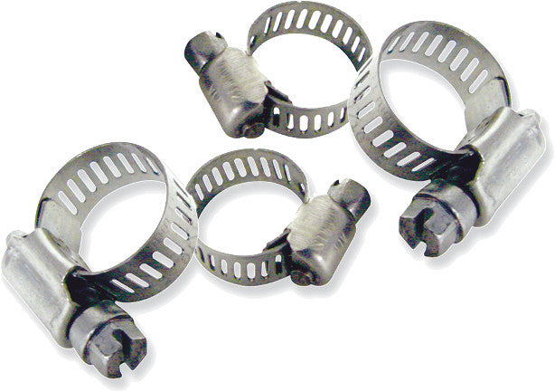 STAINLESS STEEL HOSE CLAMPS 1/4"-5/8" 10/PK