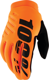 BRISKER YOUTH GLOVES FLUO ORANGE/BLACK SM