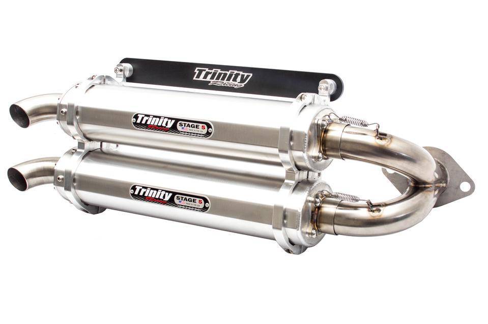 RZR 1000 DUAL SLIP-ON EXHAUST (TR-4118S) - R1 Industries whips