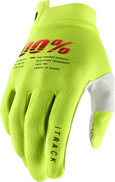 ITRACK YOUTH GLOVES FLUO YELLOW MD