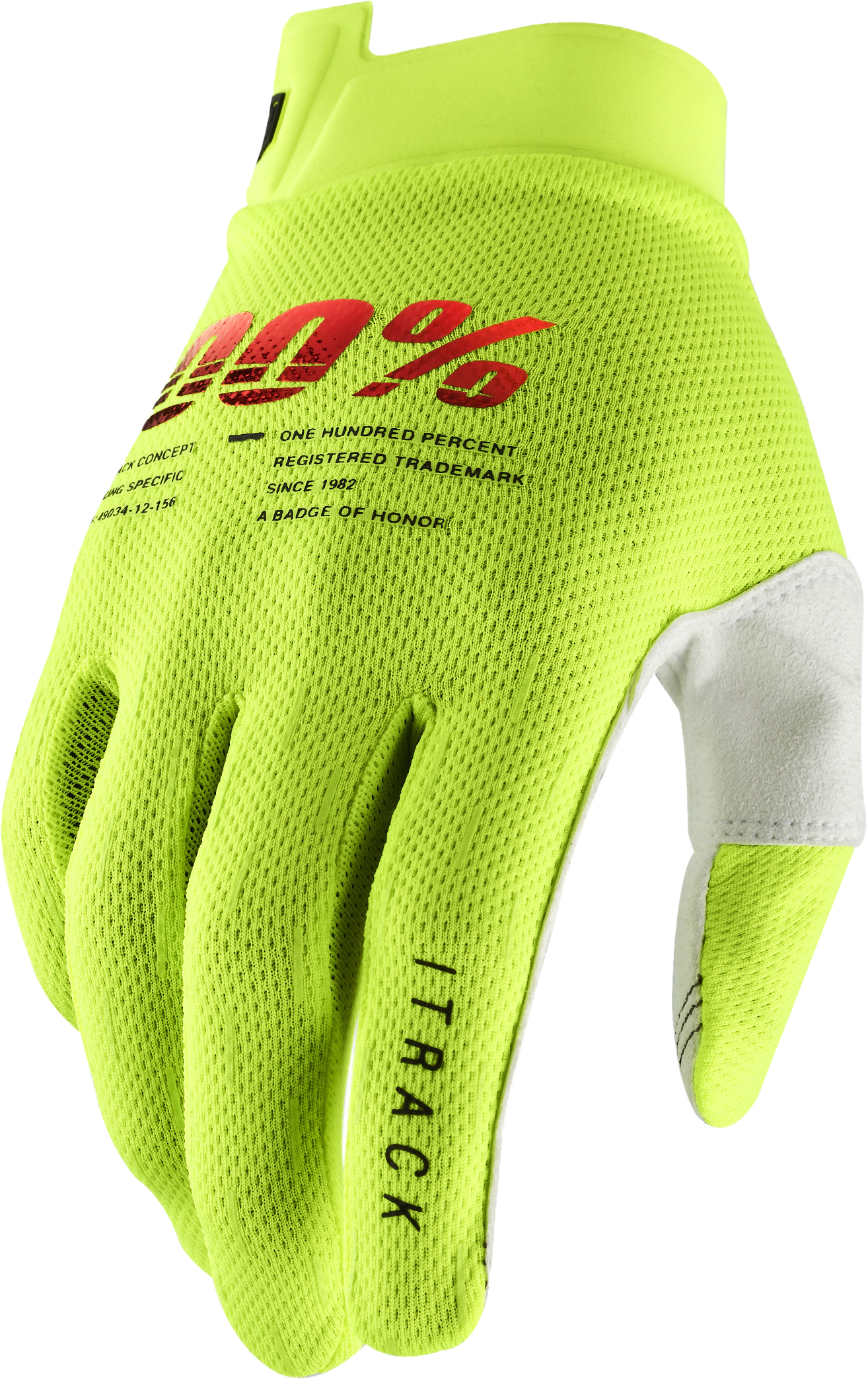 ITRACK YOUTH GLOVES FLUO YELLOW LG