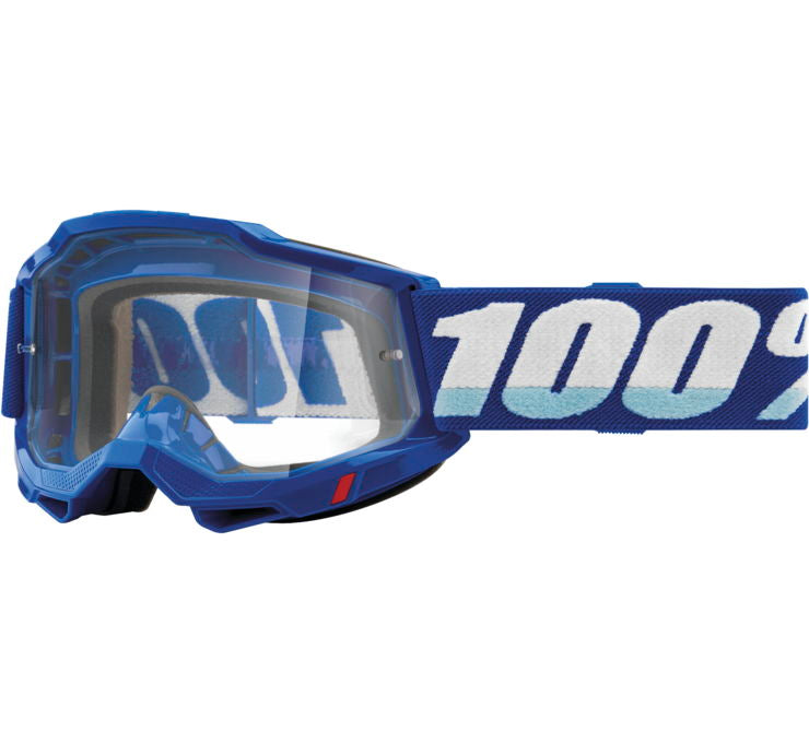 100% Accuri 2 Goggles Blue with Clear Lens