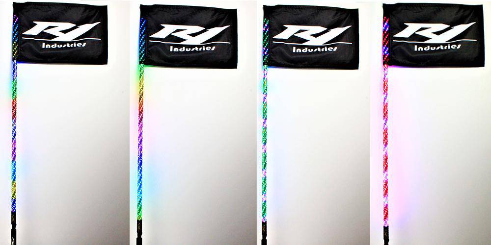 R1 WILDCAT EXTREME LED LIGHT WHIPS (Pair)