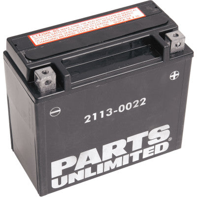PARTS UNLIMITED BATTERIES  AGM Battery - YTX20HL-BS .948 L  2113-0022