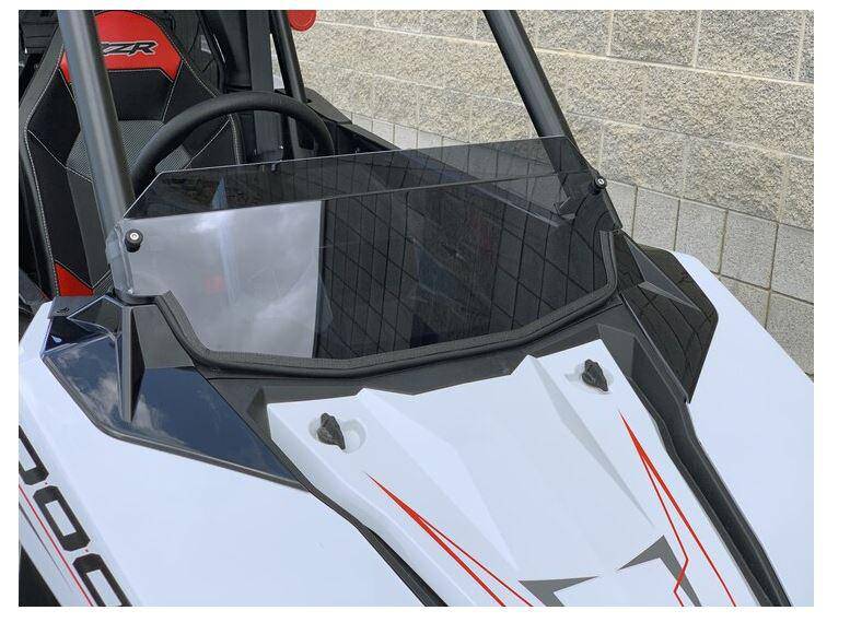 Polaris RZR RS1 Polycarbonate Tinted Half Windshield with Billet Clamps (2018+)