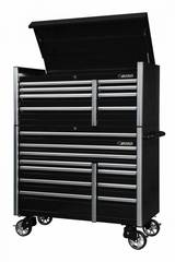 54" 11-Drawer Elite Series Bottom Roll Tool Cabinet (Gloss Black)  ATA540111-BK