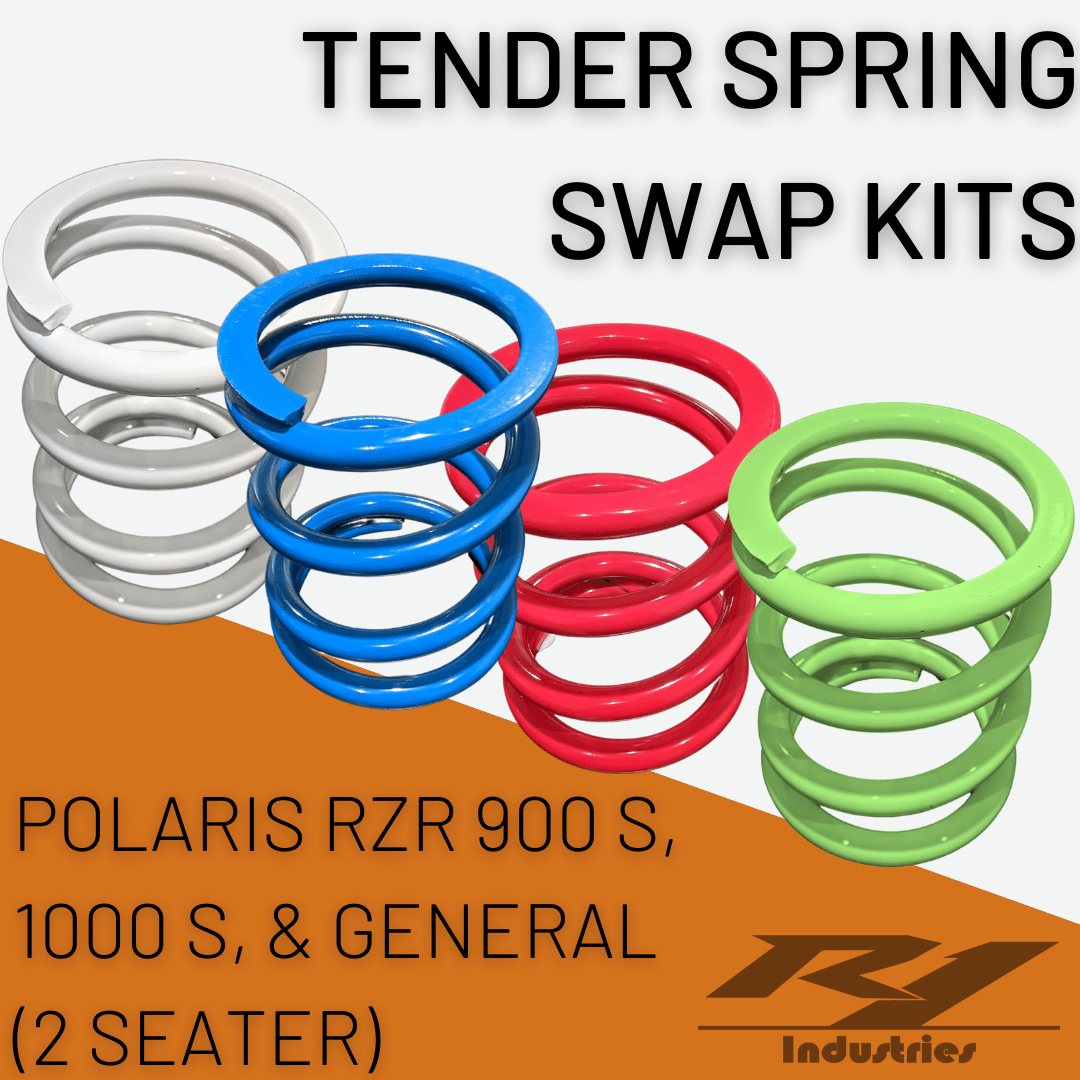 Polaris RZR 900 S, 1000 S, & General 2-Seater Tender Spring Swap Kit (2015+)