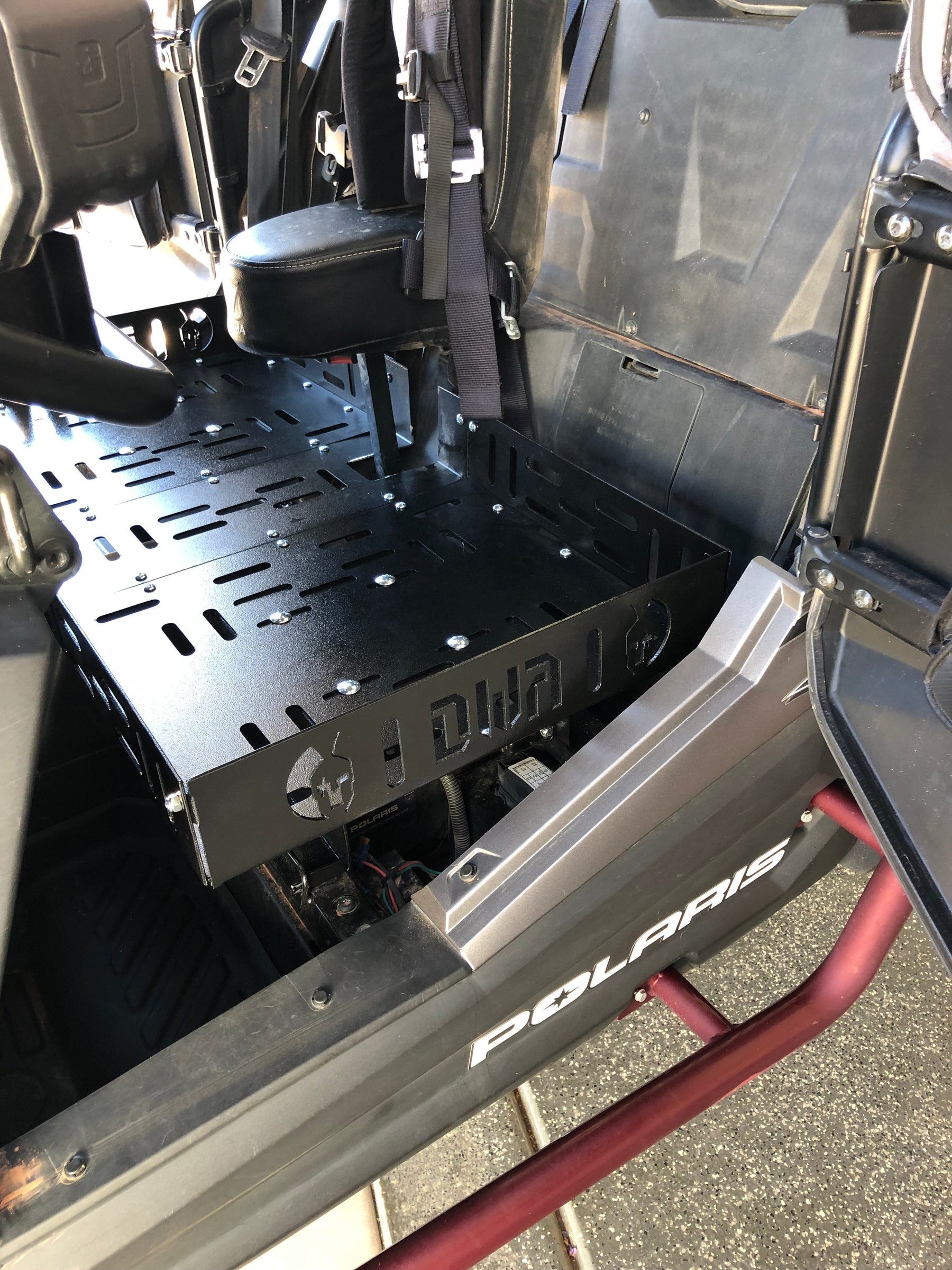 RZR Rear Seat Mounted Cargo Rack