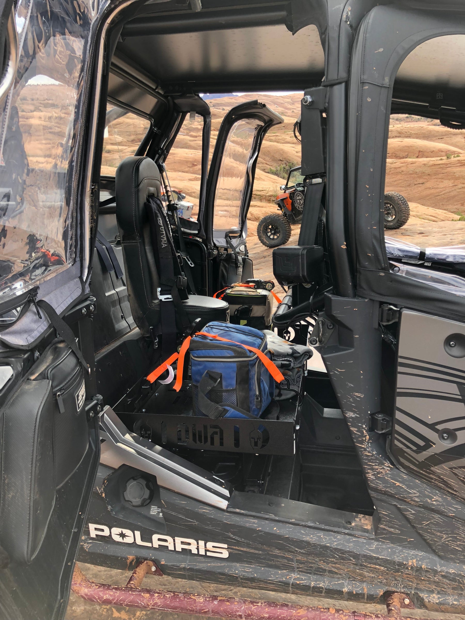 RZR Rear Seat Mounted Cargo Rack