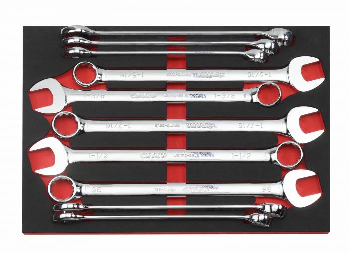 12 PC METRIC & SAE XL LARGE COMBINATION WRENCH SET  BX154-R2