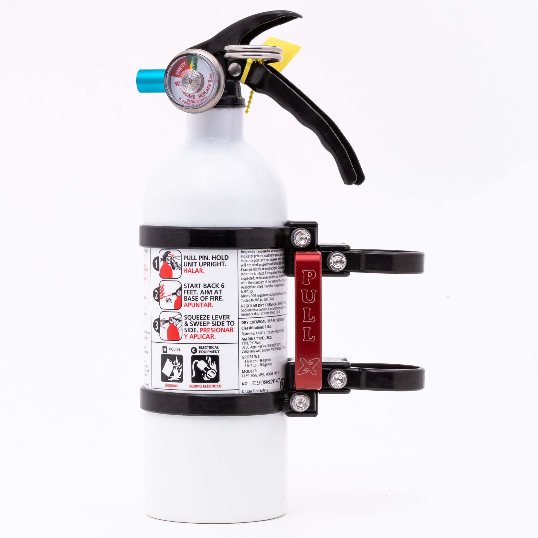 Quick release fire extinguisher mount w/ 2lb extinguisher  MODFMK-BK