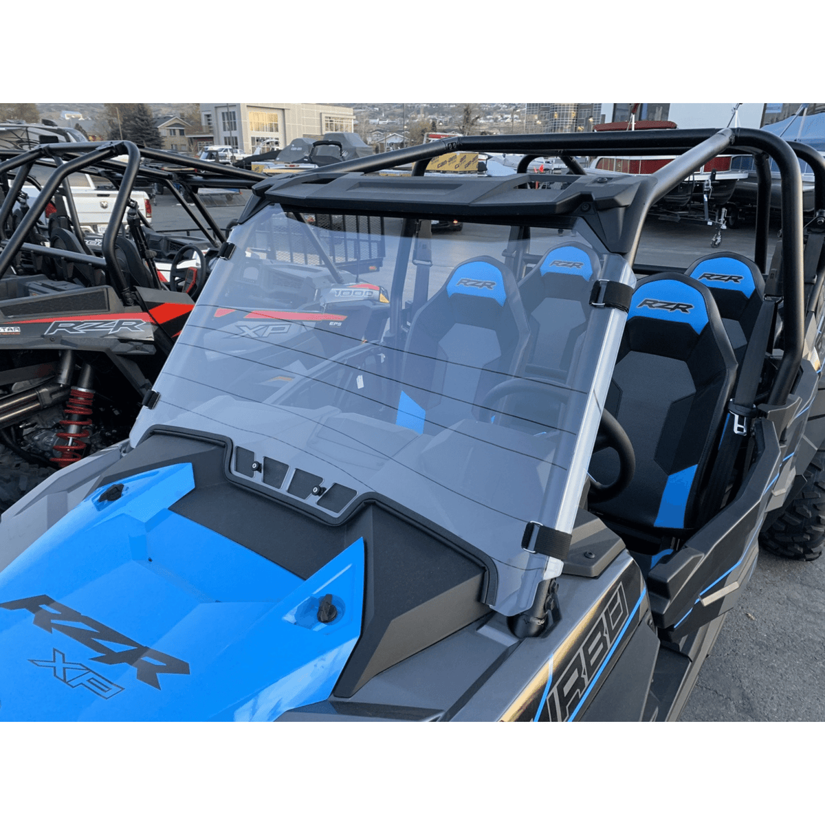 Polaris RZR 1000, Turbo Vented Full Polycarbonate Windshield (2019+)