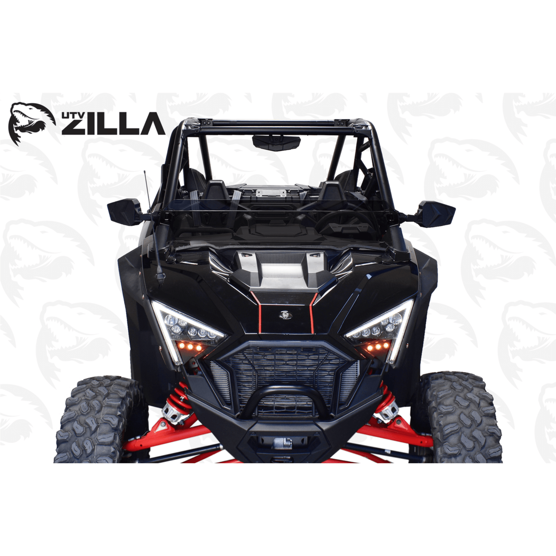 Polaris RZR Pro XP Tinted Half Polycarbonate Windshield (2020+)