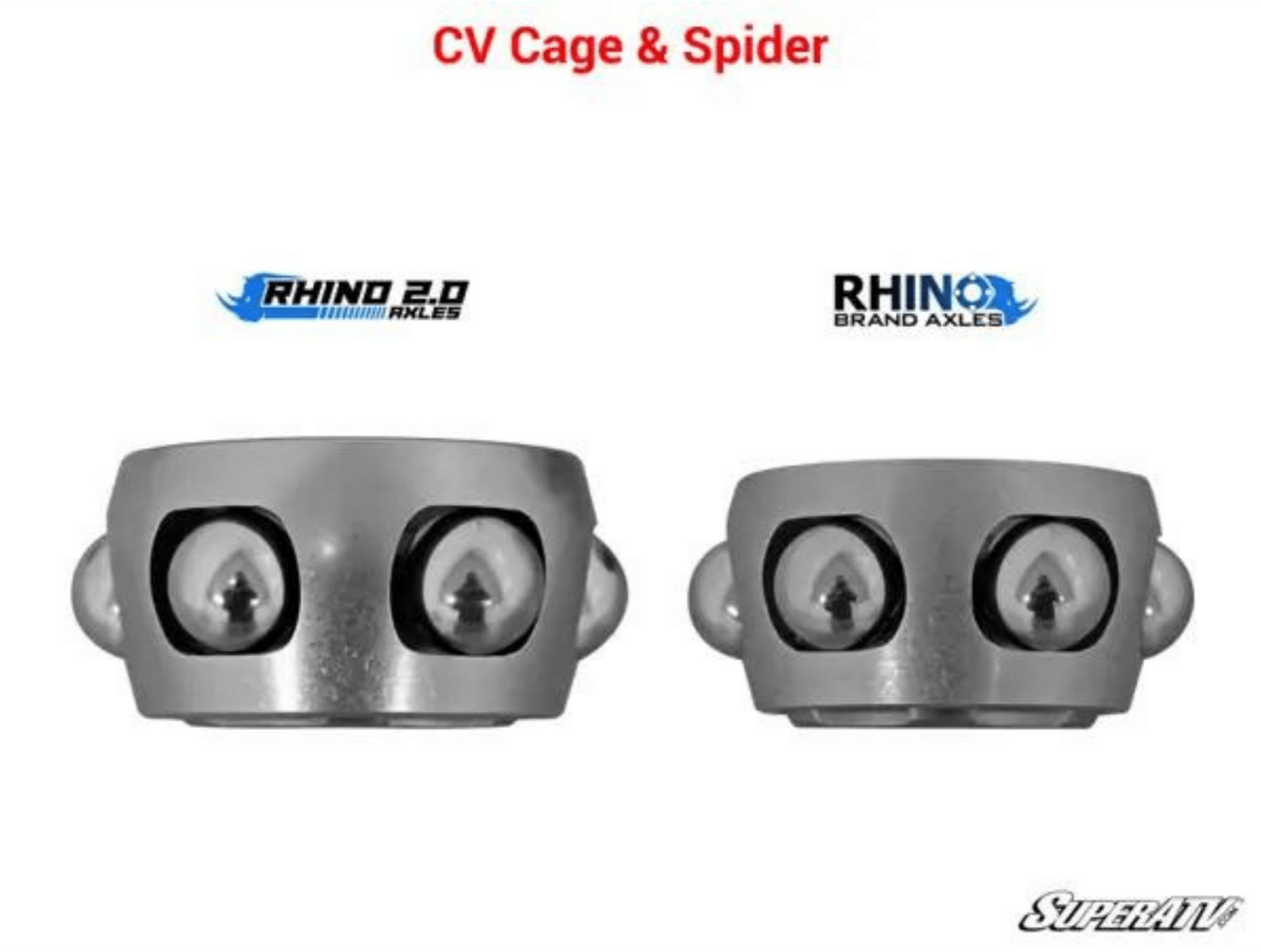 Can-Am Commander Rhino 2.0 Heavy-Duty Axles (2011+)