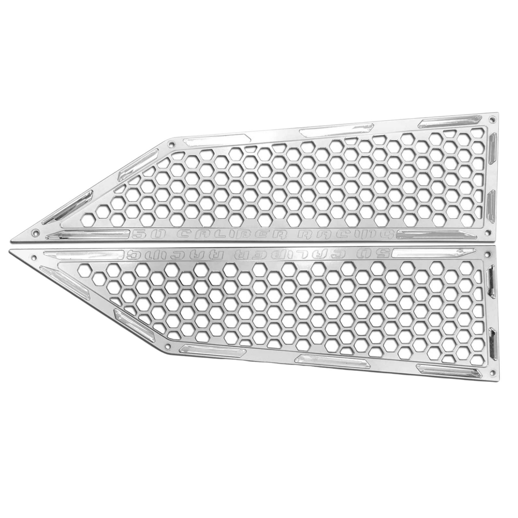 white rzr xpt billet air intake grille bezel kit