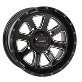 gloss black st-4 aluminum system 3 utv wheels