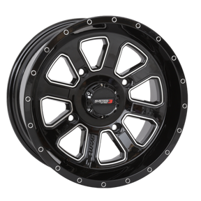 gloss black st-4 aluminum system 3 utv wheels