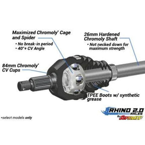 Honda Pioneer 1000 Rhino 2.0 Heavy-Duty Axles (2016+)