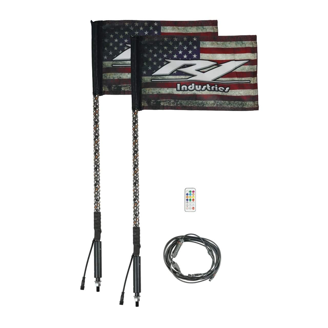 r1 industries 3-foot led light whips remote