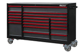UAT720191-BK-1  72” 19-Drawer Pro Series Bottom Roll Cabinet (Gloss Black Body)