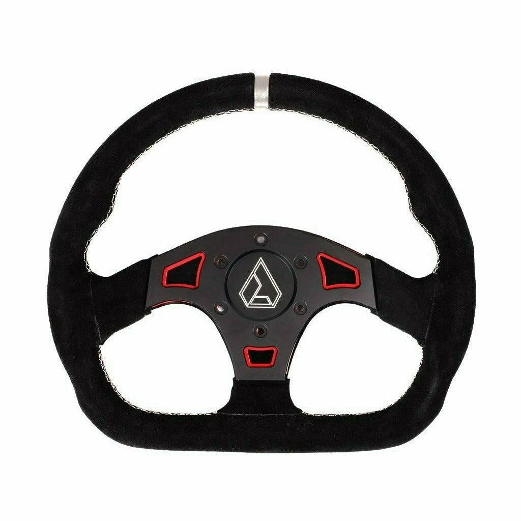 Assault Industries Ballistic "D" Suede Steering Wheel (Universal)