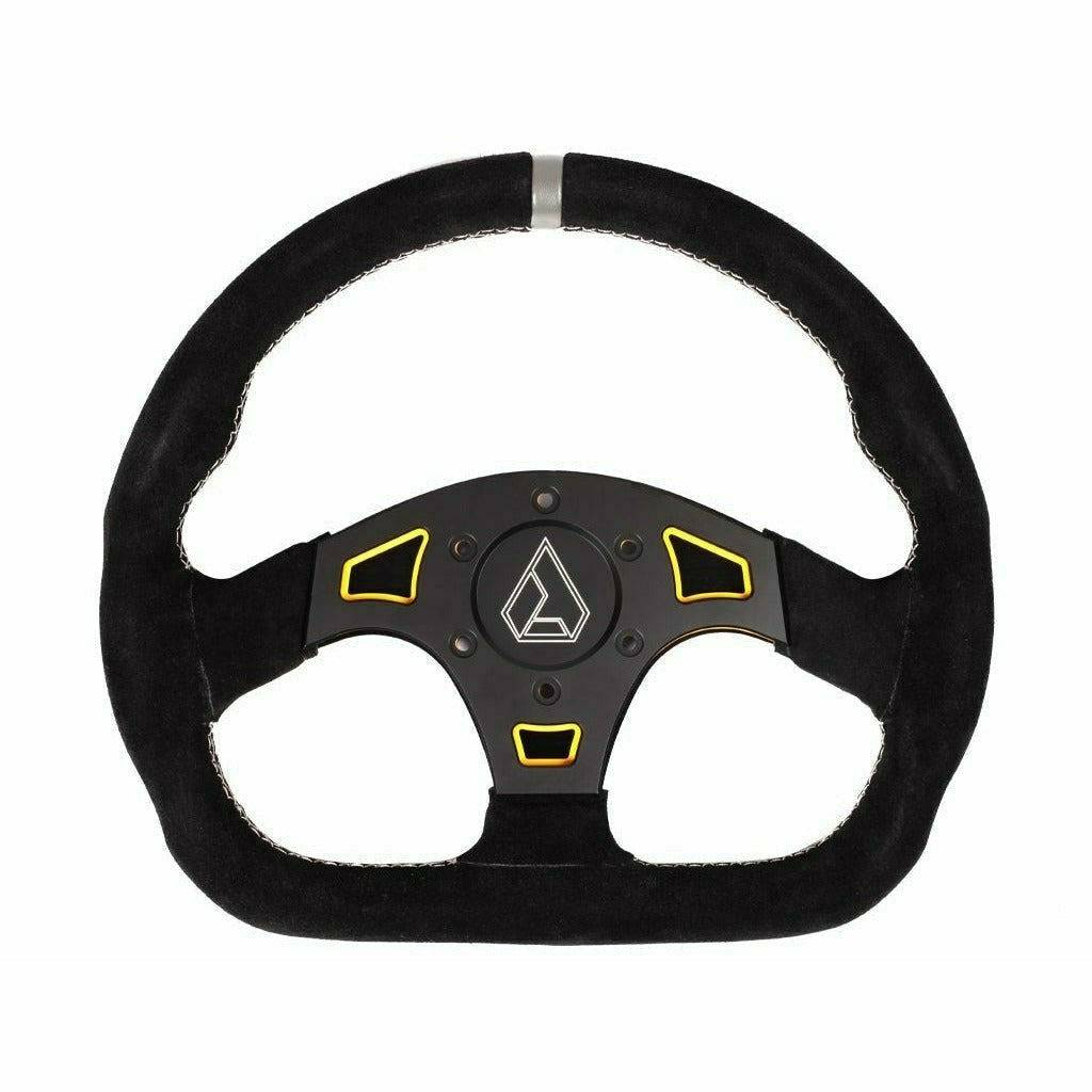 Assault Industries Ballistic "D" Suede Steering Wheel (Universal)