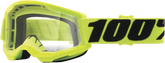 STRATA 2 JUNIOR GOGGLE FLUO YELLOW CLEAR LENS