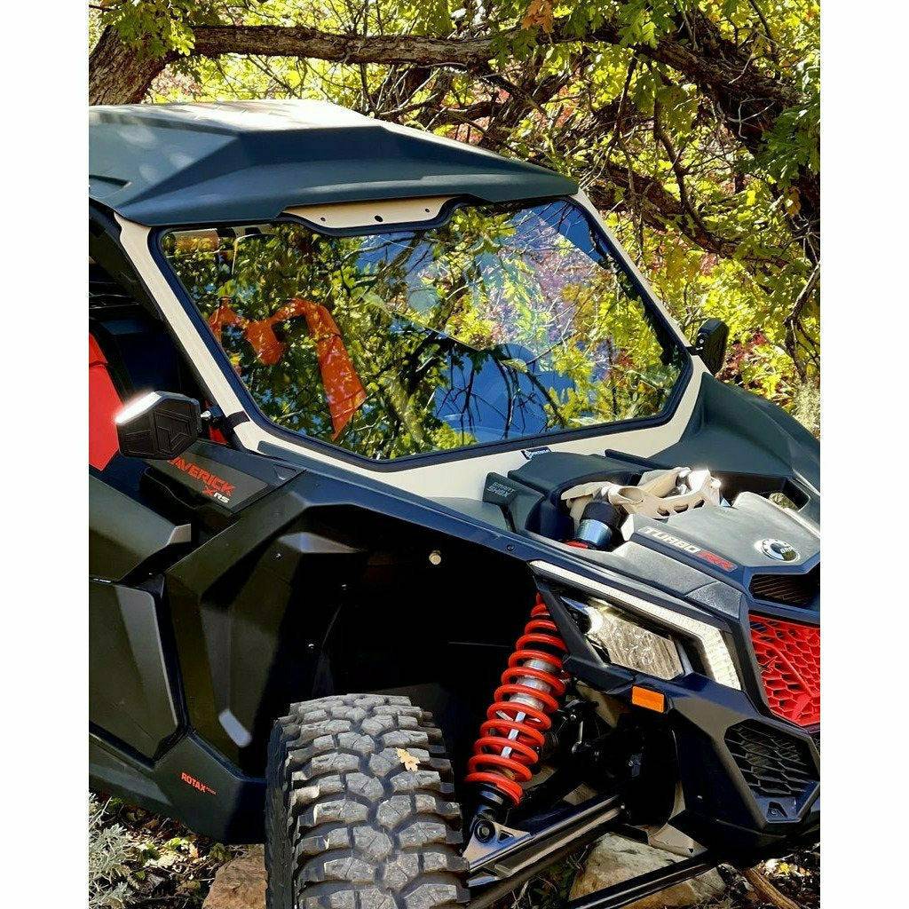 Bent Metal Can Am Maverick X3 Non-Vented Glass Windshield 2.0