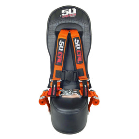 can-am x3 bump seat orange harness 