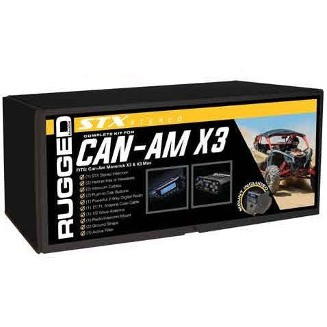 Can Am X3 STX Stereo Communication Kit with Dash Mount