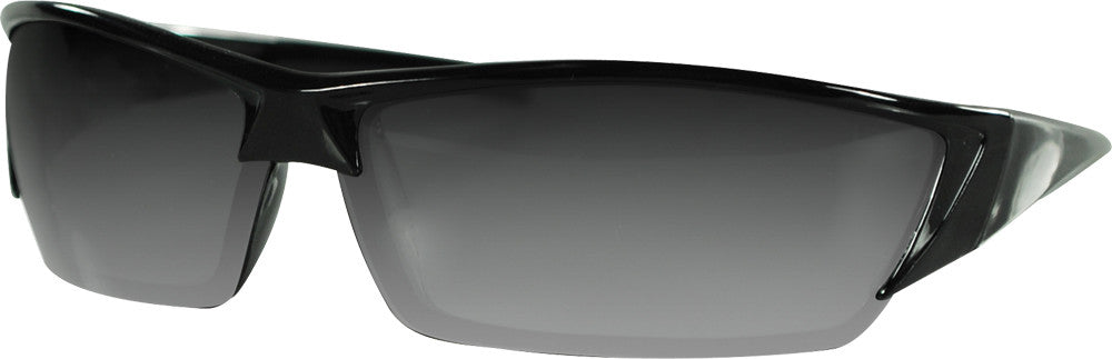 UTAH SUNGLASS BLACK SMOKE LENS