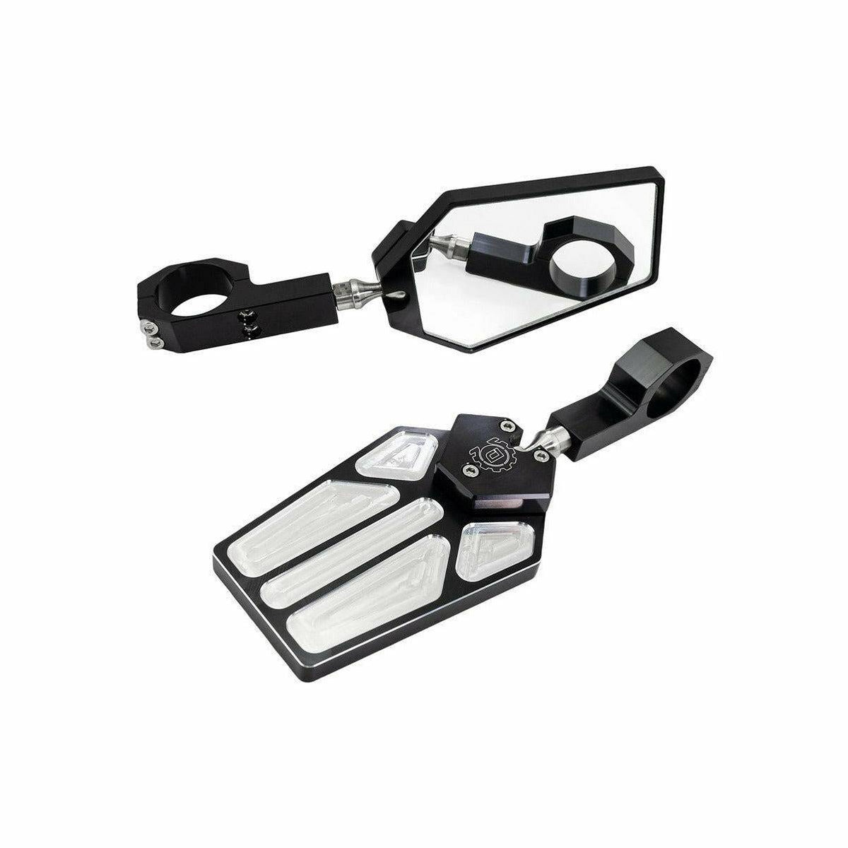 Deviant Billet Side Mirrors 1.75" Clamps