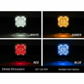 Diode Dynamics SSC1 Sport Flush Pod Lights (Pair)