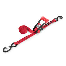 SpeedStrap 1″ x 6′ Ratchet Tie Down w/ Snap ‘S’ Hooks (Red) 11603