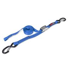 SpeedStrap 1″ x 10′ CAM-Lock Tie Down w/ Snap ‘S’ Hooks (Blue) 12102