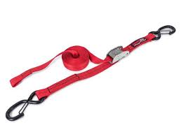 SpeedStrap 1″ x 10′ CAM-Lock Tie Down w/ Snap ‘S’ Hooks (Red) 12103