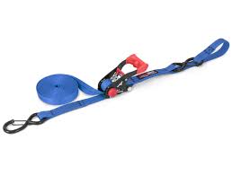 SpeedStrap 1″ x 10′ Ratchet Tie Down w/ Snap ‘S’ Hooks and Soft Tie (Blue) 11712