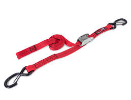 SpeedStrap 1″ x 6′ CAM-Lock Tie Down w/ Snap ‘S’ Hooks (Red)12603